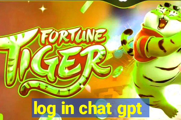 log in chat gpt